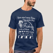 Vissen Papa T-shirt (Voorkant)