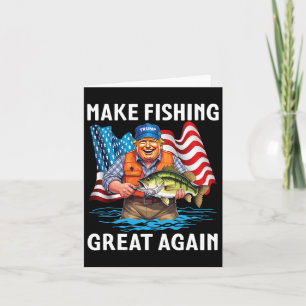 Vissen Patriottische Trump Fisher maken weer gewel Kaart