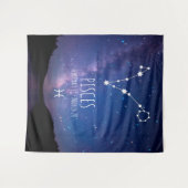 Vissen | Persoonlijke Astrologie Wandtapijt Wandkleed (Voorkant (horizontaal))