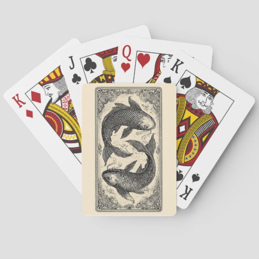 Vissen Pokerkaarten (Achterkant)