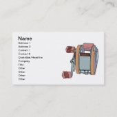 Vissen Reel Visitekaartje (Voorkant)