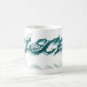 Vissen reflectie koffiemok (Center)