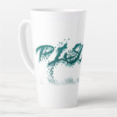 Vissen reflectie latte mok (Linkerhoek)