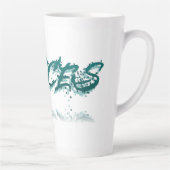 Vissen reflectie latte mok (Rechts)