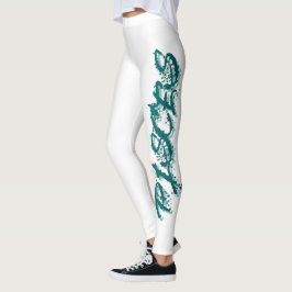 Vissen reflectie leggings