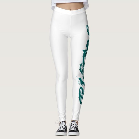 Vissen reflectie leggings (Voorkant)