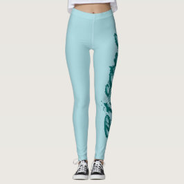 Vissen reflectie leggings