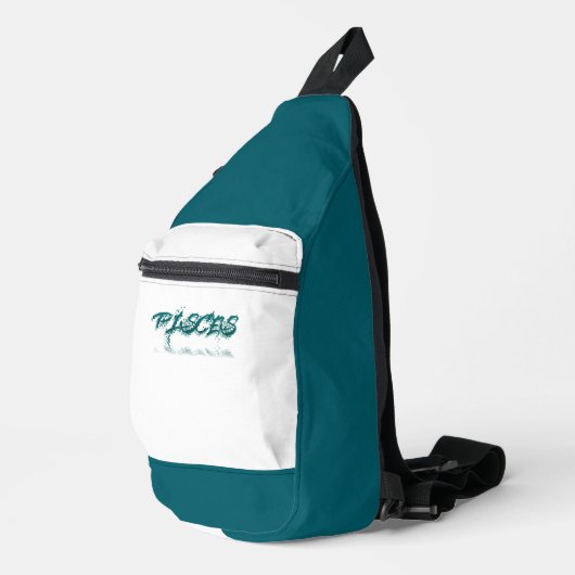 Vissen reflectie sling bag (Rechterhoek)