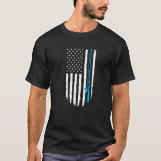Vissen Retro Vis T-shirt Patriottisch Vissen
