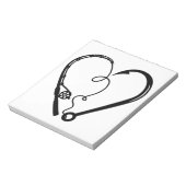 VISSEN ROD HEART HOOK NOTITIEBLOK (Linkerzijde)