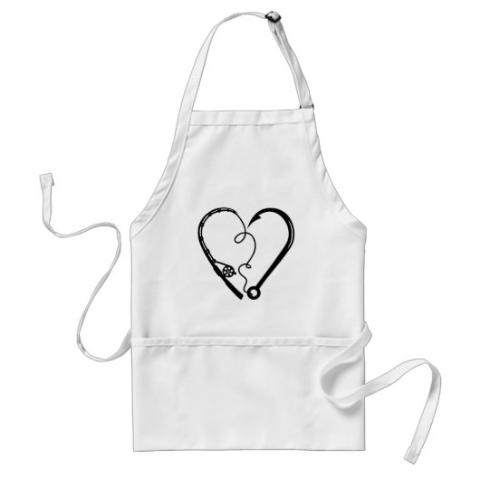 VISSEN ROD HEART HOOK STANDAARD SCHORT (Voorkant)