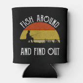 Vissen rond en ontdek het blikjeskoeler (Achterkant)