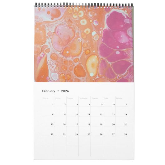 Vissen Schilderij Uil 2025 Kalender (Feb 2026)