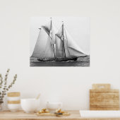 Vissen Schooner Poster (Keuken)