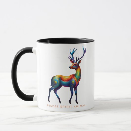 Vissen Spirit Animal Deer Alebrije Mok (Links)