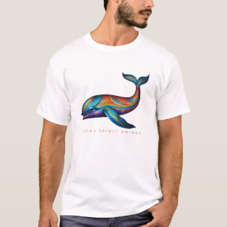 Vissen Spirit Animal Whale Alebrije Male T-shirt