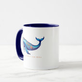 Vissen Spirit Animal Whale Alebrije Vrouw Mok (Voorkant links)