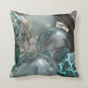 Vissen stapel glas kussen