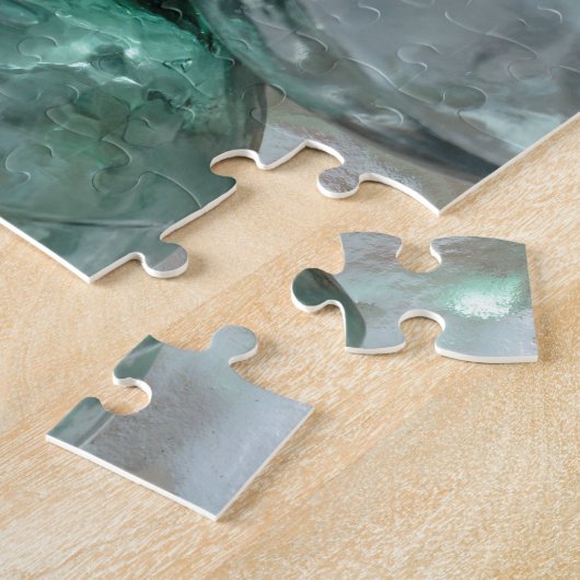 Vissen stapel glas legpuzzel (Zijkant)