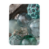 Vissen stapel glas magneet (Verticaal)