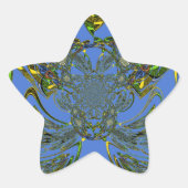 Vissen Ster Sticker (Voorkant)