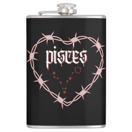 Vissen sterrenbeeld Gotisch Donker Hemel Edgy Heupfles