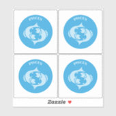 Vissen, Sterrenbeeld, Horoscoop, Astrologie Sticker (Vel)