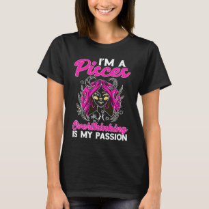 Vissen Sterrenbeeld Ik ben een Vis Overdenken is T-shirt