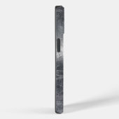 Vissen Sterrenbeeld in grunge stalen stijl Case-Mate iPhone Case (Achterkant / Rechts)