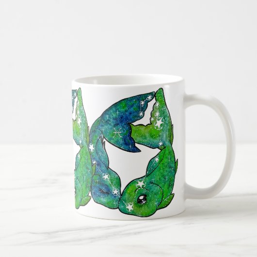 Vissen Sterrenbeeld Koffiemok (Rechts)