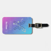 Vissen Sterrenbeeld Sterrenbeeld Horoscoop Sterren Bagagelabel (Voorkant horizontaal)