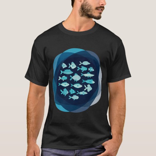Vissen sterrenbeeld t-shirt (Voorkant)