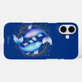 Vissen sterrenbeeld, twee sierlijke koi vissen Case-Mate iPhone case (Achterkant (horizontaal))