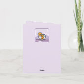 Vissen sterrenbeeld vis zodiac ster bedankkaart (Achterkant)