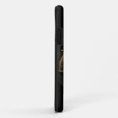 Vissen sterrenbeeld zwart en goud Case-Mate iPhone Case (Achterkant/rechts)