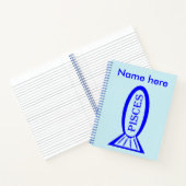 Vissen Sterteken Vis Spiraal Notitieboek (Binnen)