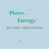 Vissen Sticker – Esthetische zodia decal (Voorkant)