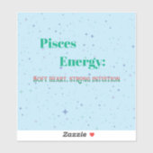 Vissen Sticker – Esthetische zodia decal (Vel)