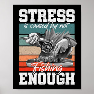 Vissen Stress wordt veroorzaakt door onvoldoende s Poster