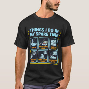 Vissen Surf Vissen Vissen Vakantie Vissen Val T-shirt