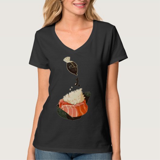 Vissen Sushi T-shirt (Voorkant)