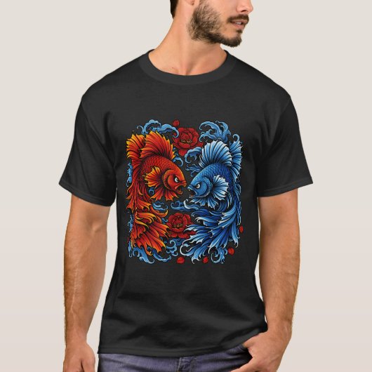 vissen t-shirt (Voorkant)