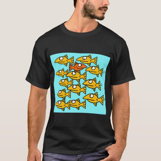 Vissen T-shirt (Voorkant)