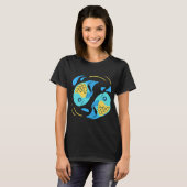 Vissen T-shirt (Voorkant volledig)