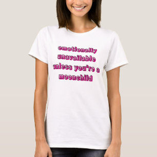 Vissen T-shirt – Emotioneel niet beschikbaar Moonc