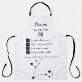 Vissen – takenlijst schort (Voorkant)