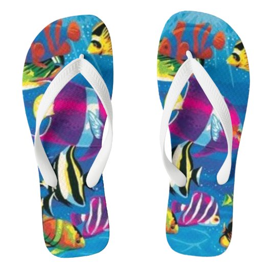 Vissen Teenslippers (Voetbed)