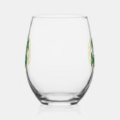 Vissen teken van de dierenriem wijnglas zonder voet (Rechts)