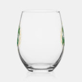 Vissen teken van de dierenriem wijnglas zonder voet (Links)