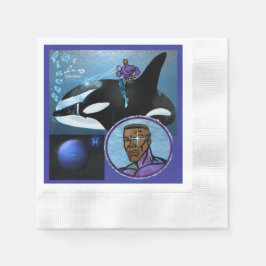Vissen Thema verjaardagsfeestje gunst Table Napkin Servet